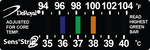 DEROYAL LCD SENS°STRIP™ TEMPERATURE TREND INDICATORS (PACKAGING - CASE OF 100)