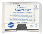 DEROYAL LCD SENS°STRIP™ TEMPERATURE TREND INDICATORS DISPENSER BOXES NON STERILE ACRYLIC HOLDER FOR SENS° STRIP™ (PACKAGING - CASE OF 10)