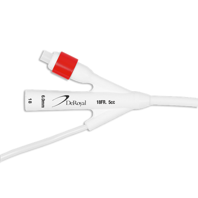 DEROYAL FOLEY CATHETERS WITH TEMPERATURE SENSOR PROBE 400 SERIES (PACKAGING - CASE OF 50)
