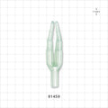 Y Connector, Parallel, Reducer, Tubing Ports Natural - Fits 0.08 inch (2.03 mm); 0.11 inch (2.79 mm); 0.16 inch (4.06 mm); 0.22 inch (5.59 mm) OD Tubing; 1/4 inch ID (0.25 inch, 6.35 mm) - 81459