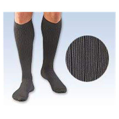 Fla Orthopedics Inc  Activa Compression Dress Socks Knee High Medium Men Men 7.5-10 Pinstripe Tan- H3402