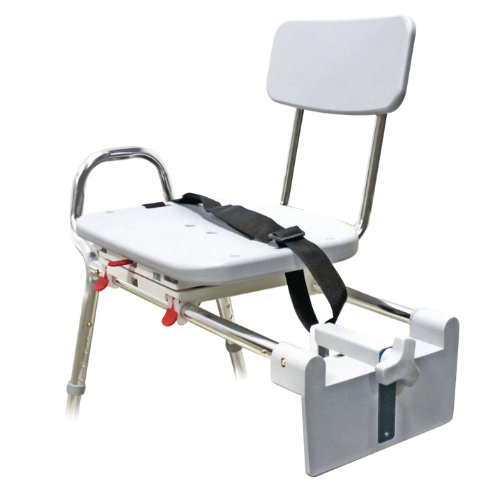 Tub Mount Swivel Sliding Bench