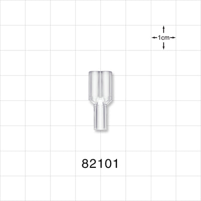 Y Connector, Parallel, Tubing Ports, Natural - 0.105 inch ID (2.67 mm) - 82101