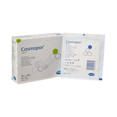 Hartmann USA Cosmopor Cotton Contact Layer Dressing 4x4" Sterile PA Adhs NAdhr LF  - 900820