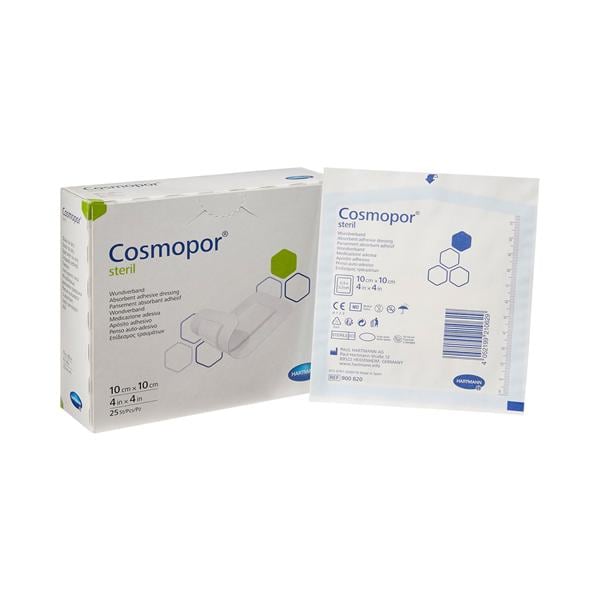 Hartmann USA Cosmopor Cotton Contact Layer Dressing 4x4" Sterile PA Adhs NAdhr LF  - 900820