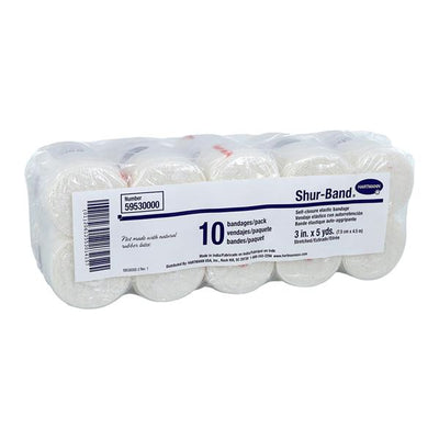 Hartmann USA -Shur-Band Stretch Bandage Elastic 3"x5yd Non-Sterile 10/Box 59530000
