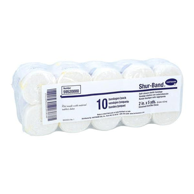 Hartmann USA -Shur-Band Stretch Bandage Elastic 2"x5yd Non-Sterile 10/Box 59520000