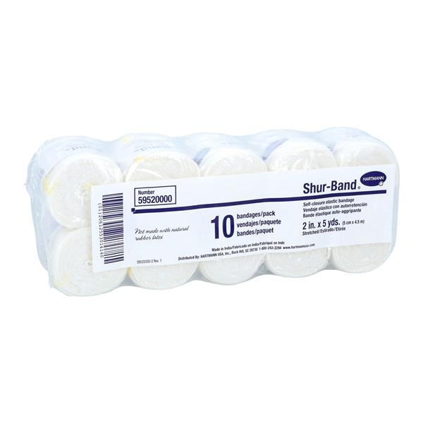 Hartmann USA -Shur-Band Stretch Bandage Elastic 2"x5yd Non-Sterile 10/Box 59520000