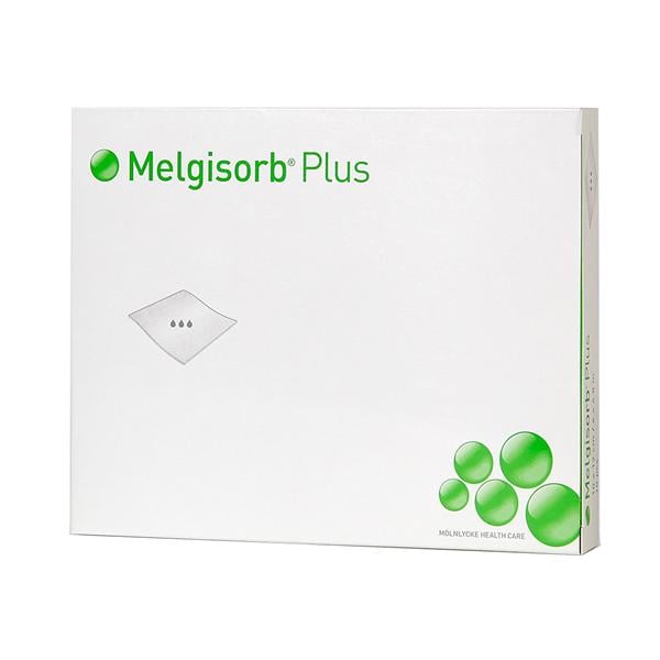 Molnlycke Healthcare Melgisorb Plus Calcium Alginate Dressing 4x4" Absorbent LF, 10 BX/CA- 252200