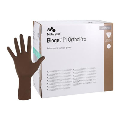Molnlycke Healthcare -Biogel PI OrthoPro Polyisoprene Surgical Gloves 7, 4 BX/CA 47670