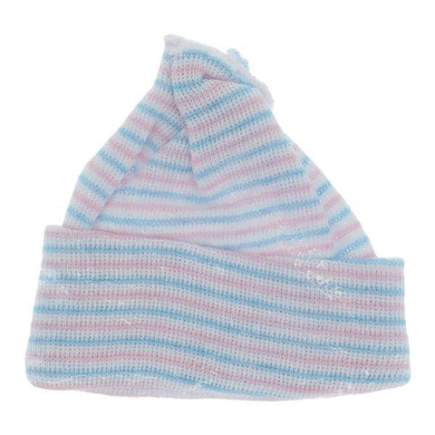 Alba-Waldensian, Inc Baby Boggin Warming Cap Newborn Unisex One Size Pink / Blue / White Cotton / Polyester Blend 4 in x 6 in 1 Ply Each, 200 EA/CA - 80004