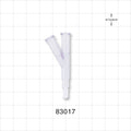 Y Connector 2 Female Luer Locks, Male Luer Slip, Clear -  - 83017