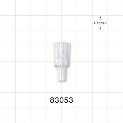 Y Connector, 3-Way, Parallel, Tubing Ports, Natural - 0.142 inch - 0.158 inch ID (3.61 mm - 4.01 mm) - 83053