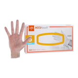 Medline Industries Inc -AccuTouch Vinyl Exam Gloves Small Clear Non-Sterile, 10 BX/CA MDS192074