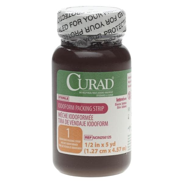 Medline Industries Inc Cotton Strip Packing 1/2"x5yd Sterile Not Made With Natural Rubber Latex, 12 EA/CA- NON256125