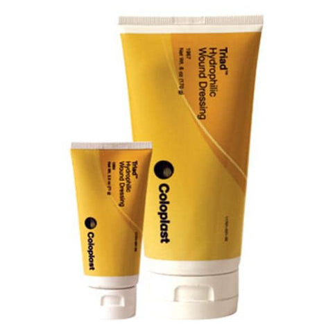Coloplast Corp Triad Ptrltm/Clls GUM (CMC)/Znc Ox/Dmthcn Hydrophilic Dressing Strl Wht LF  - 1964