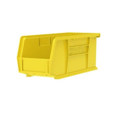 Akro-Mils Bin Shelf 10-7/8"X4-1/8X4 Clr:ylw 12/Ca 12/Case - 30224YELLO
