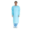 O & M Halyard Gown Plastic Film X-Large Blue 60/Ca - 69316
