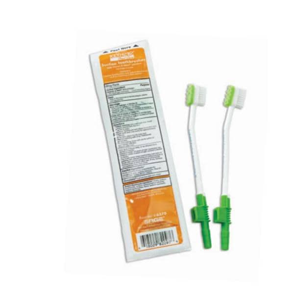 Stryker Sales Corporation -Toothette Toothbrush Disposable With Suction/Oral Antiseptic/Mouth Moisturizer 100/Case 6173
