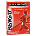 Johnson & Johnson Consumer Bengay Analgesic Ultra Strength Patch 4/Box, 36 BX/CA - 510814900