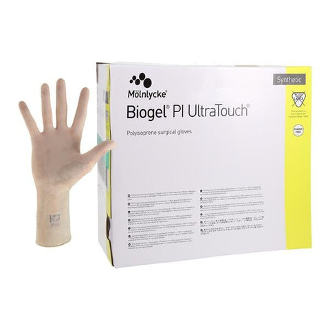 Molnlycke Healthcare -Biogel PI UltraTouch Polyisoprene Surgical Gloves 6, 4 BX/CA 41160