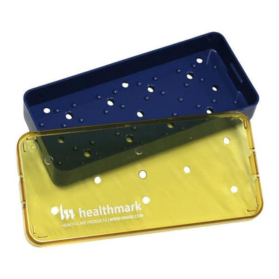 Healthmark  Pro-Tech Instrument Tray Micro 6x2-1/2x0.8" Metal Autoclavable Reusable Ea - 0625