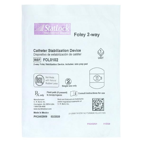Bard Medical Division StatLock Foley Stabilization Device - FOL0102