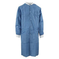 Medicom SafeWear High Performance Protective Lab Coat SMS Fabric X-Large Deep Blue 12/Bg, 5 BG/CA — 8107-D