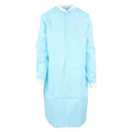 Medicom SafeWear High Performance Protective Lab Coat SMS Fabric Large Soft Blue 12/Bg, 5 BG/CA - 8112-C