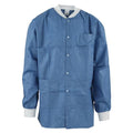 Medicom SafeWear Hipster Procedure Lab Jacket SMS PP Fbrc Large Deep Blue 12/Bg, 5 BG/CA - 8101-C