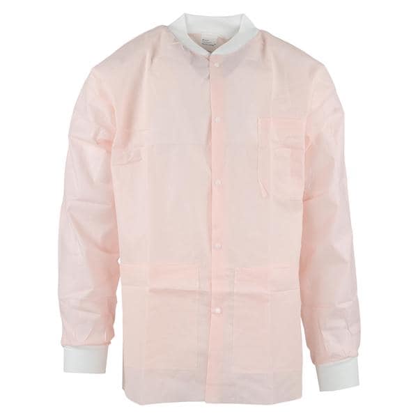 Medicom SafeWear Hipster Protective Lab Jacket SMS PP Fbrc Small Pretty Pink 12/Bg, 5 BG/CA - 8102-A