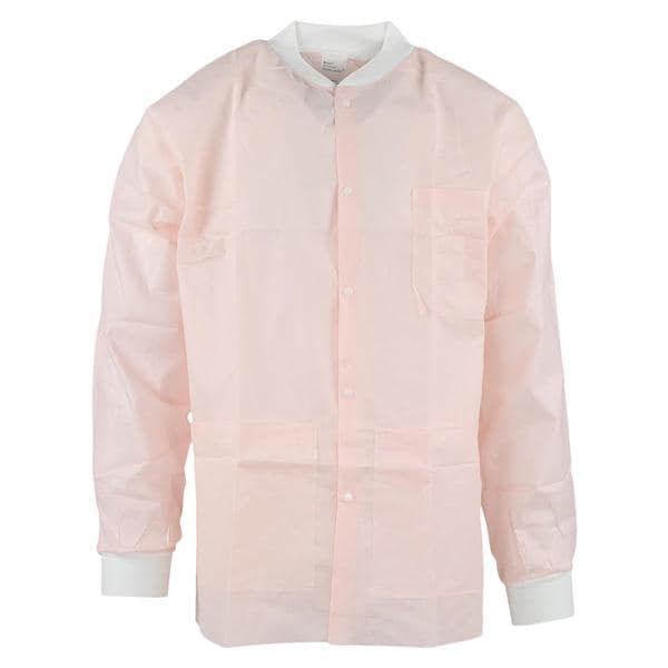 Medicom SafeWear Hipster Protective Lab Jacket SMS PP Fbrc X-Large Pretty Pink 12/Bg, 5 BG/CA - 8102-D