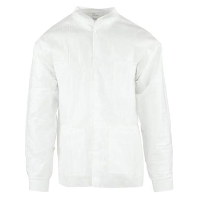 Medicom SafeWear Hipster Procedure Lab Jacket SMS PP Fbrc X-Large White Frost 12/Bg, 5 BG/CA - 8105-D