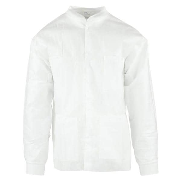 Medicom SafeWear Hipster Procedure Lab Jacket SMS PP Fbrc X-Large White Frost 12/Bg, 5 BG/CA - 8105-D
