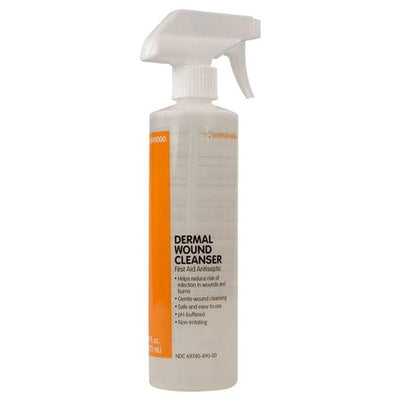 Smith & Nephew Wound Care Wound Cleanser 16oz Benzethonium Chloride LF Disposable 12/CA - 449000