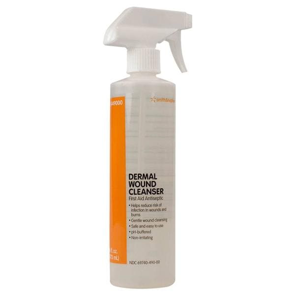 Smith & Nephew Wound Care Wound Cleanser 16oz Benzethonium Chloride LF Disposable 12/CA - 449000