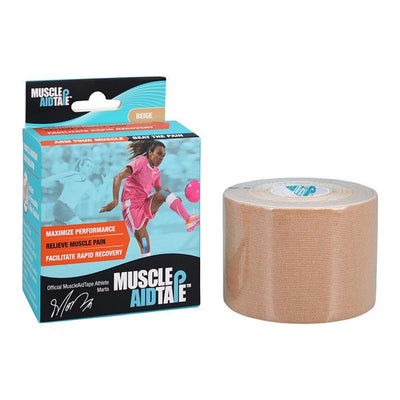 TS Co Ltd -Kinesiology Tape Elastic 2"x16.4 Beige 1/Rl, 6 RL/CA 1642-MVBG