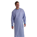 Medline Industries Inc Blockade AngelStat Surgical Gown 99% Polyester / 1% Carbon Large Ceil Blue 12/Ca - MDT012091L
