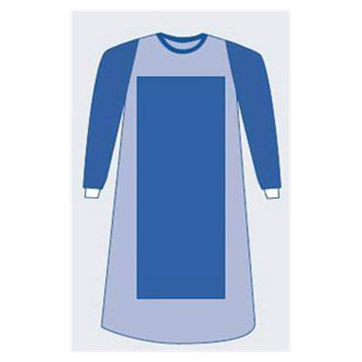 Medline Industries Inc Aurora Premium Gown AAMI Level 4 Reinforced Poly / Premium Fabric Large 30/Ca - DYNJP2727