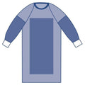 Medline Industries Inc Aurora Surgical Gown AAMI Level 4 Reinforced Poly / SMS Fabric Large Blue 32/Ca - DYNJP2807