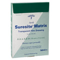 Medline Industries Inc Suresite Matrix Film Dressing 4x4-1/2" Sterile Matrix Adhesive Transparent LF  - MSC2204