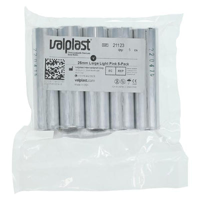 Valplast International Corp -Valplast Denture Resin Flexible Base Light Pink Large-25 mm 5/Package 21123
