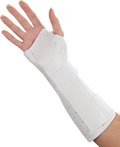 DEROYAL LEATHERETTE WRIST FOREARM SPLINT (PACKAGING - EACH) (LENGTH - 11”)