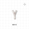 Y Connector, Tubing Ports, Natural - 0.157 inch ID (3.99 mm) - 88412