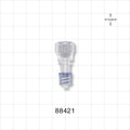 Hemostasis Valve Straight Connector, Male Luer Spin Lock - 0 FR - 9 FR (0 inch - 0.118 inch, 0 mm - 3 mm) - 88421