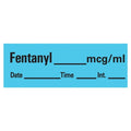 Precision Dynamics Corp. Labels Fentanyl Blue1-1/2x1/2W 333/Rl - AN-7