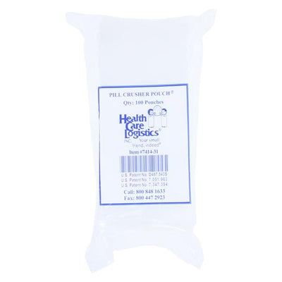 Health Care Logistics Silent Knight Tablet Crusher Pouch Clear - 7414-31