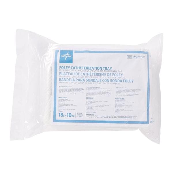 Medline Industries Inc Foley Catheter Tray 18Fr 5-10mL - DYND11520