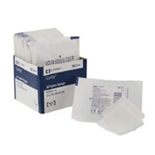 Cardinal Health Curity Rayon/Polyester Blend Gauze Sponge 3x3" 4 Ply Sterile LF, 48 PK/CA - 8043