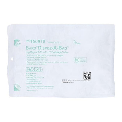 Bard Medical Division Bag Leg Dispoz-A-Bag 19oz Vinyl Medium 50/Ca - 150819